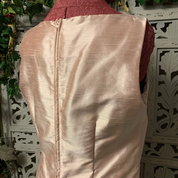 PLUS PRETTY PEARLY PINK DRESS & JACKET FORMAL SET - Picture 10 of 13